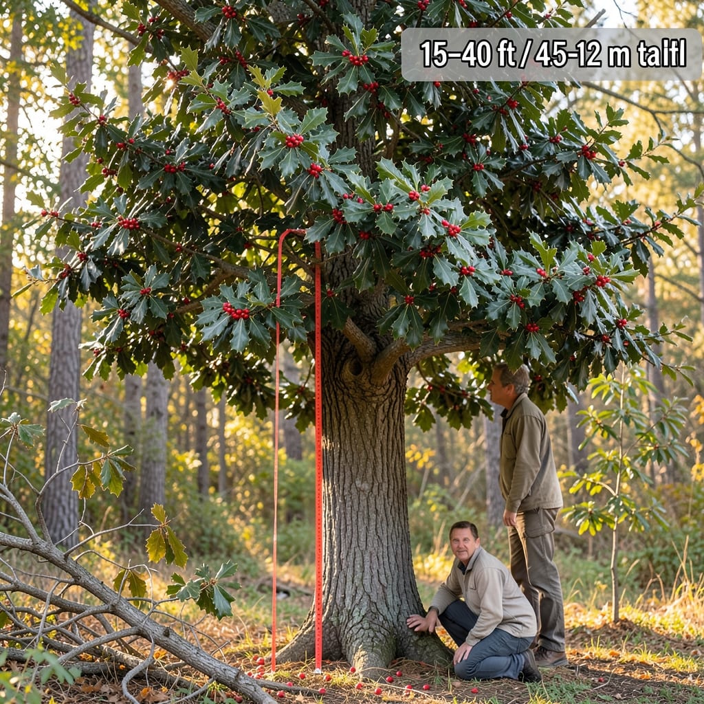 How Tall Can a Holly Tree Grow: From 3 to 40 Feet—Key Varieties Compared