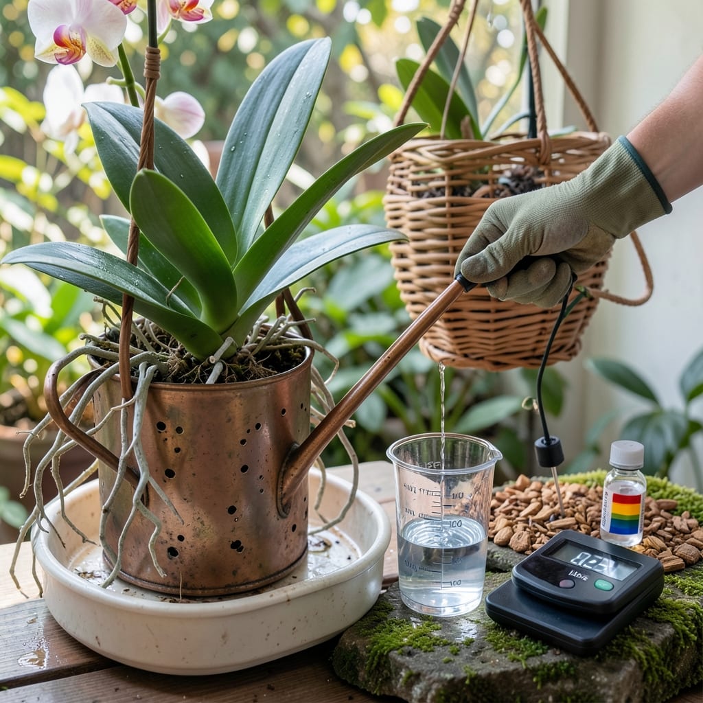 How Much Water Do I Need to Give Outdoor Orchids a Day: Seasonal Guide by Climate Zone
