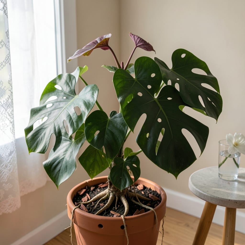 How Much Light for Swiss Cheese Plant: Bright Indirect Sunlight Needs & Shade Tolerance Limits