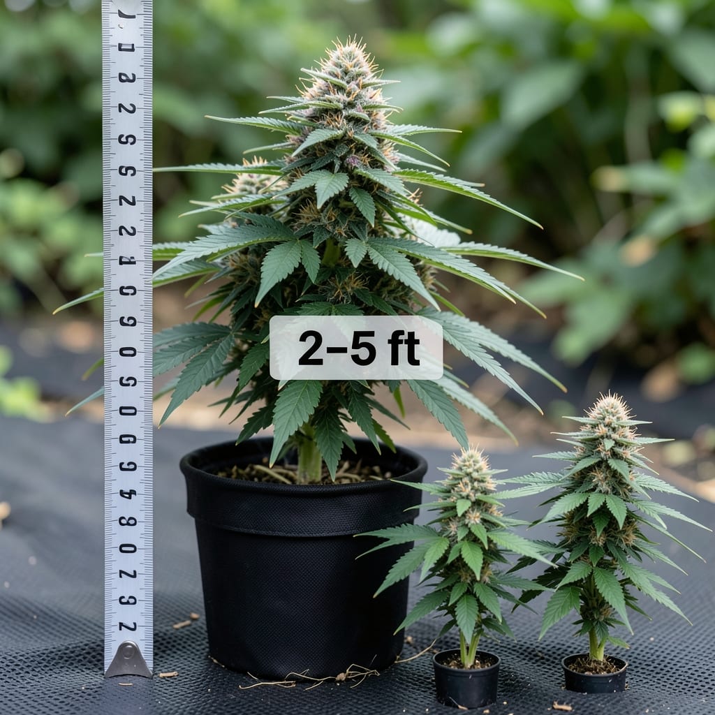 How Tall Do Autoflower Cannabis Grow: Exact Height Ranges by Fastest Varieties