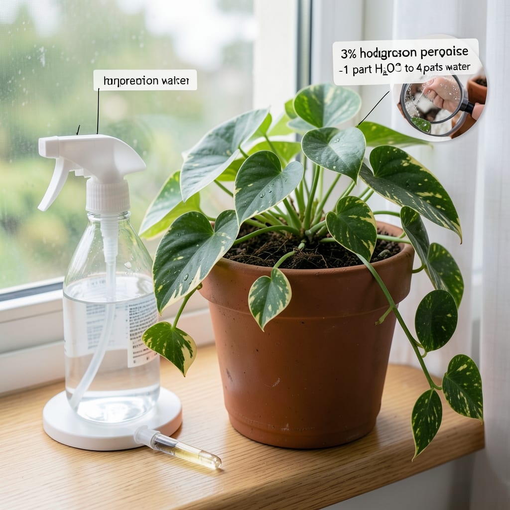 How Much Hydrogen Peroxide in Plant Water: Safe Dilution Ratios for Fungal Control