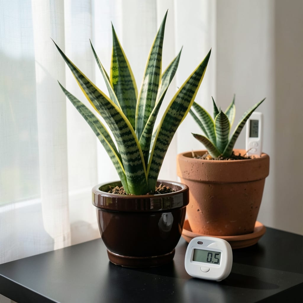 How Much Light Does a Rattlesnake Plant Need: Bright Indirect Sunlight Secrets for Lush Foliage