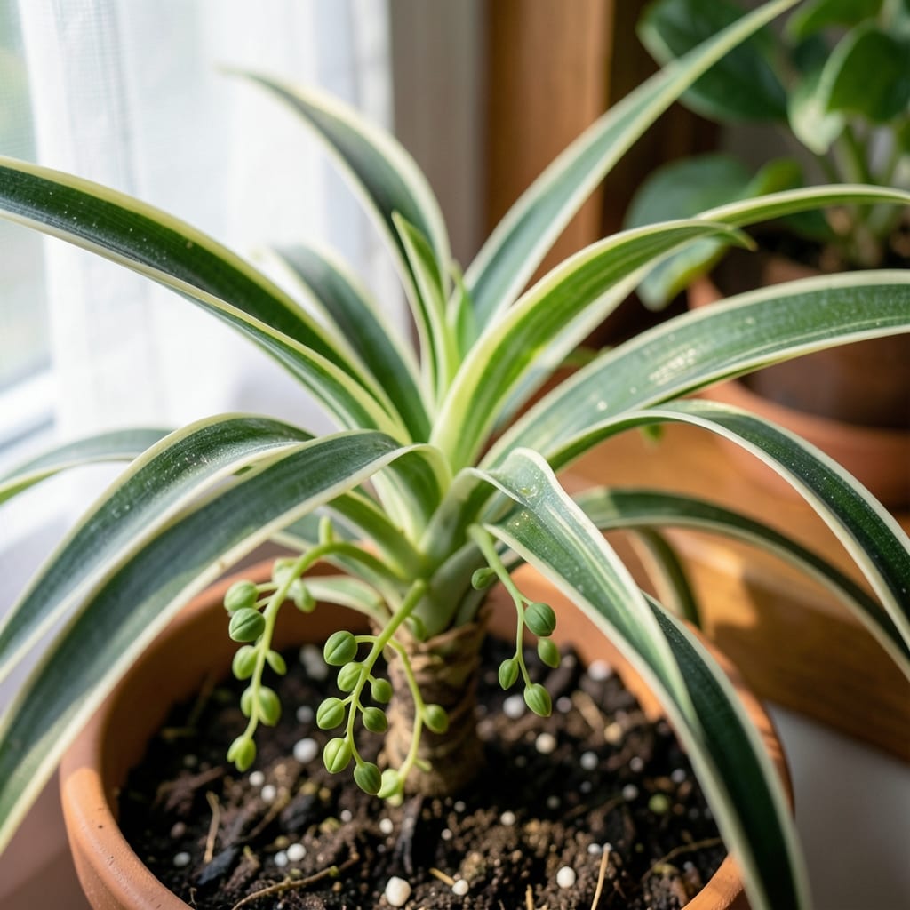 How Much Light Does a Spider Plant Need Indoors: Exact Hours for Lush, Streak-Free Foliage