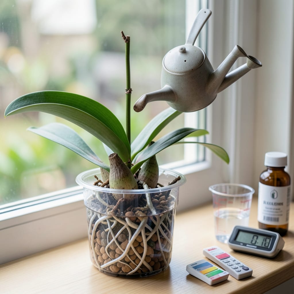 How Often to Water Orchids in Clay Pebbles: The 3-Week Schedule That Prevents Root Rot