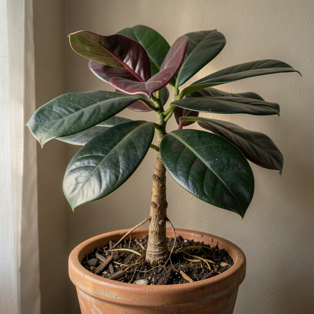 How Much Light for Rubber Plant: Exact Brightness Zones for Leaf Health