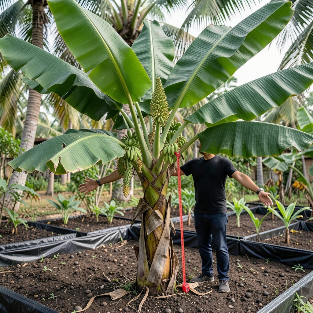 How Tall Banana Trees Grow: Variety-Specific Heights & Fastest-Growing Types Revealed