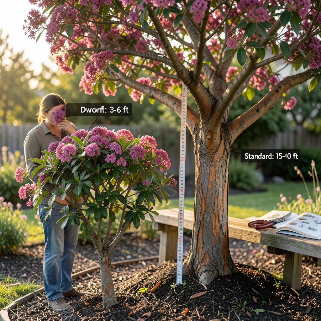 How Tall Can Crape Myrtles Grow: Dwarf to 30-Foot Giants by Variety